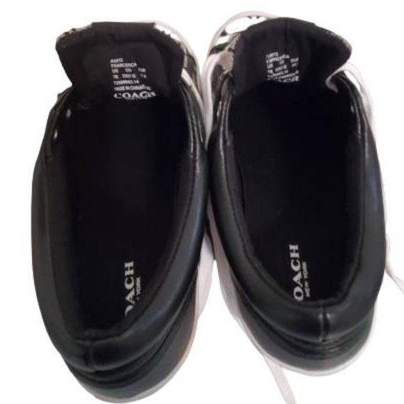 NEW Coach Francesca Low Top Logo Sneakers - Picture 6 of 6